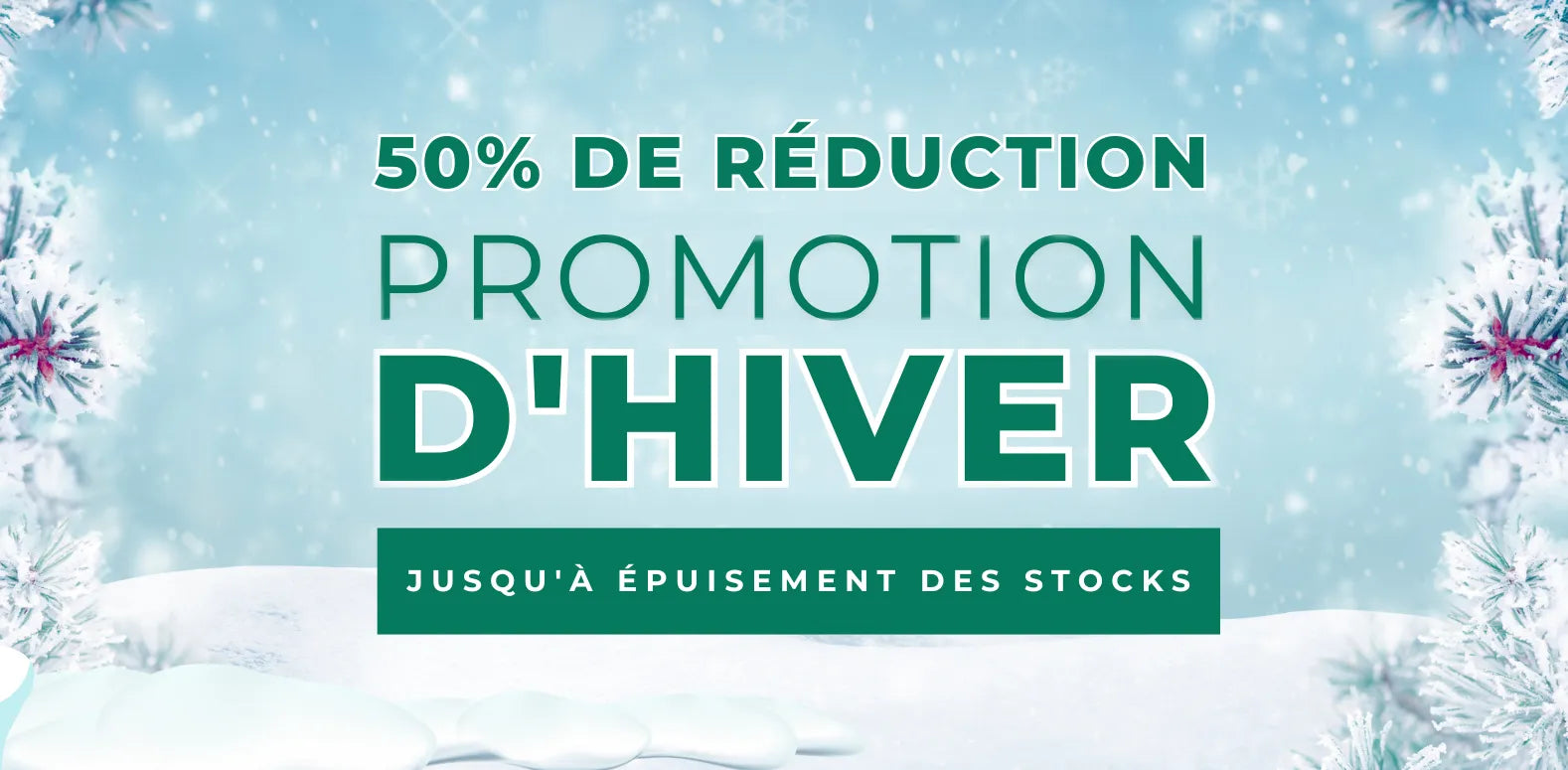 Promotion d'Hiver - 50% de réduction